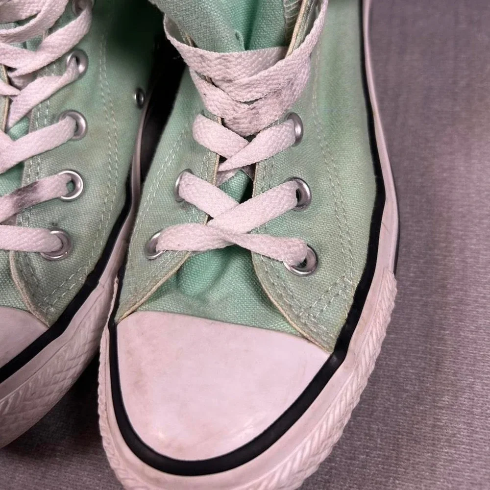 Converse Chuck Taylor All Star High Top Mint Green Sneakers Mens 5 Womens 7